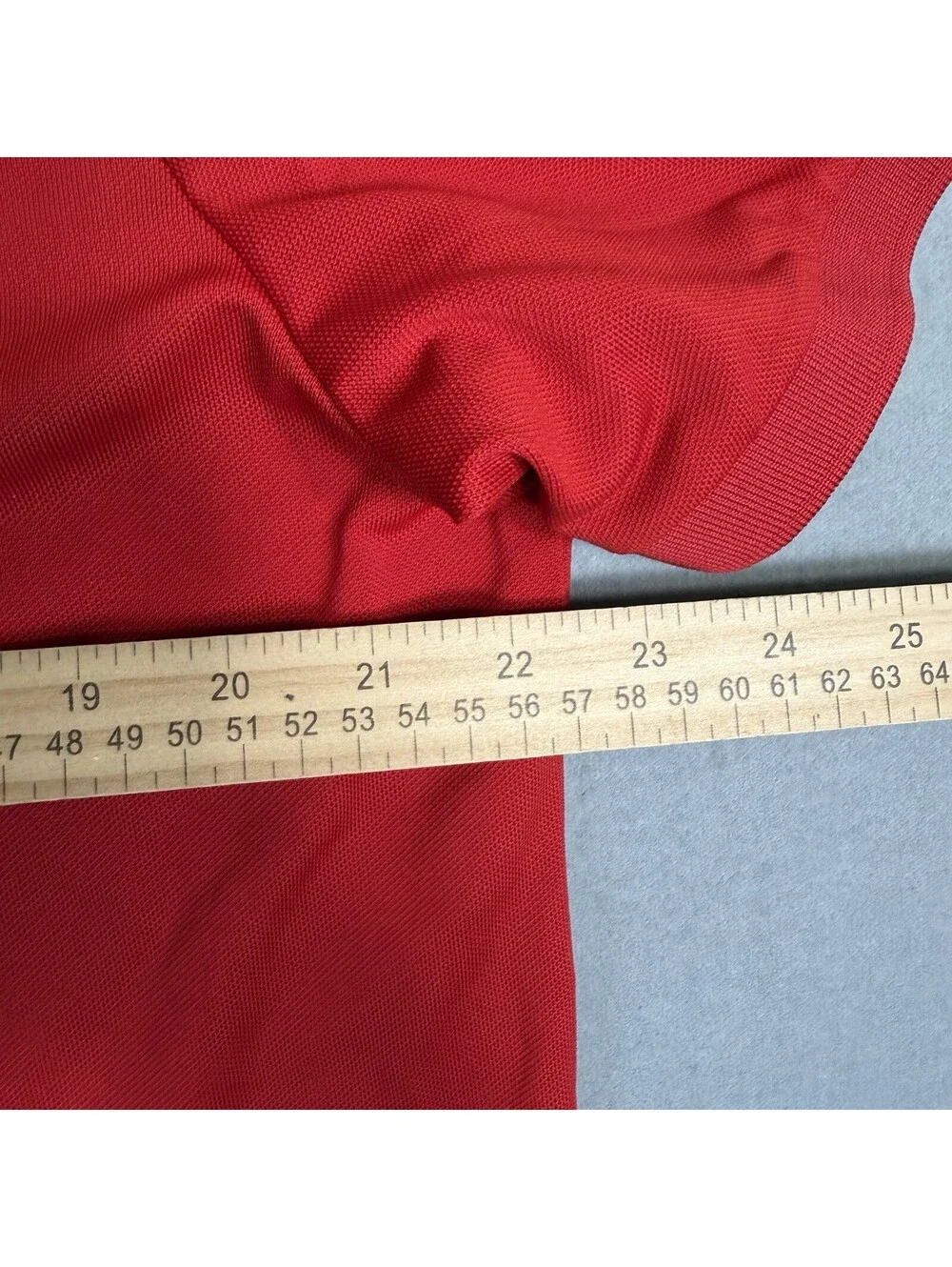 Polo Ralph Lauren Performance Polo Shirt Mens Large Red Big Pony Sash Golf